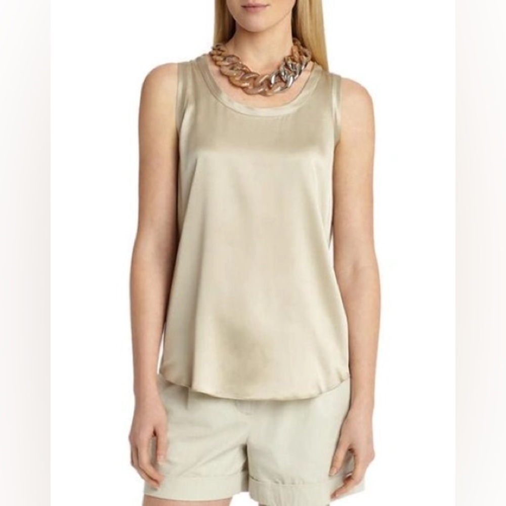 Lafayette 148 Silk Panel Tank